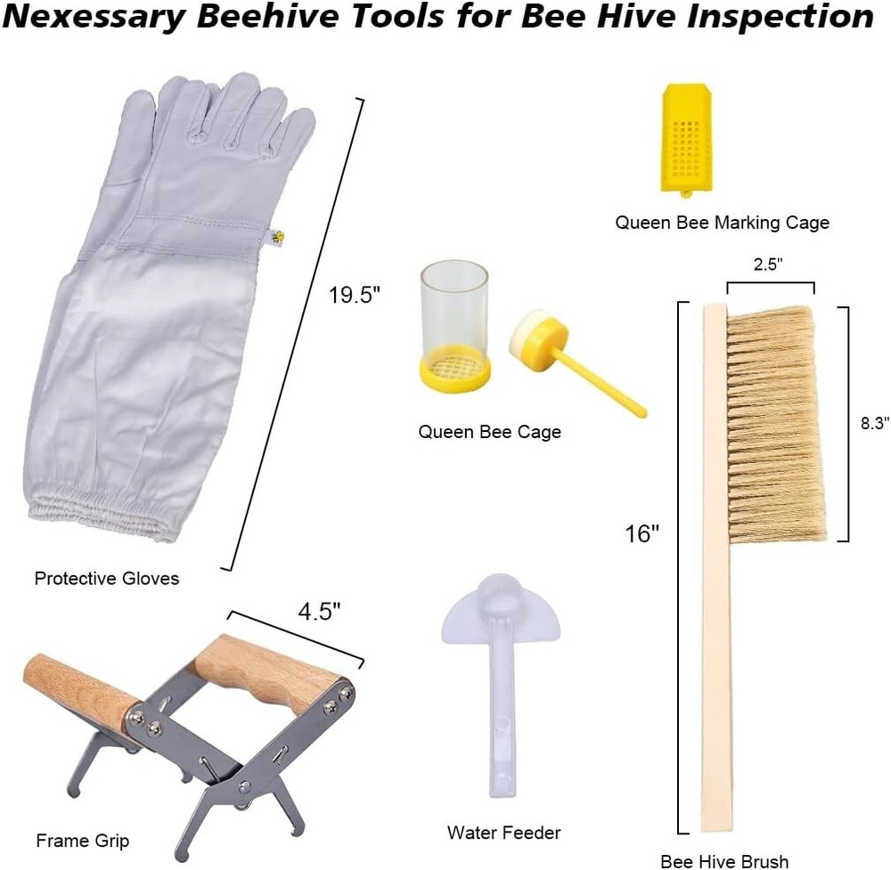Ultimate Beekeeping Supplies Kit: Smoker, Uncapping Tools & Beekeeper Veil