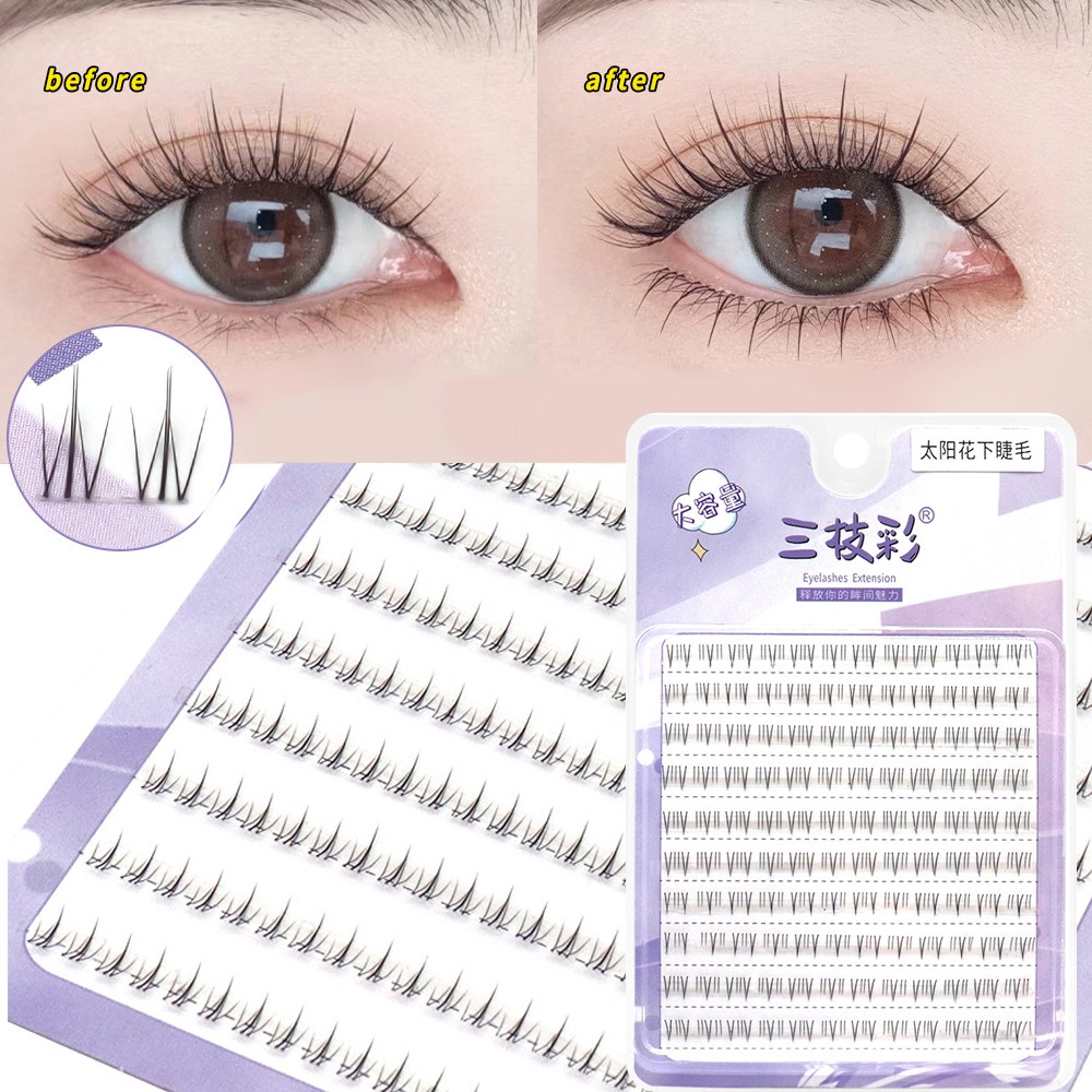 Lash Extension 10 Rows Lower Eyelashes Cluster Eyelashes Under Eyelash Soft