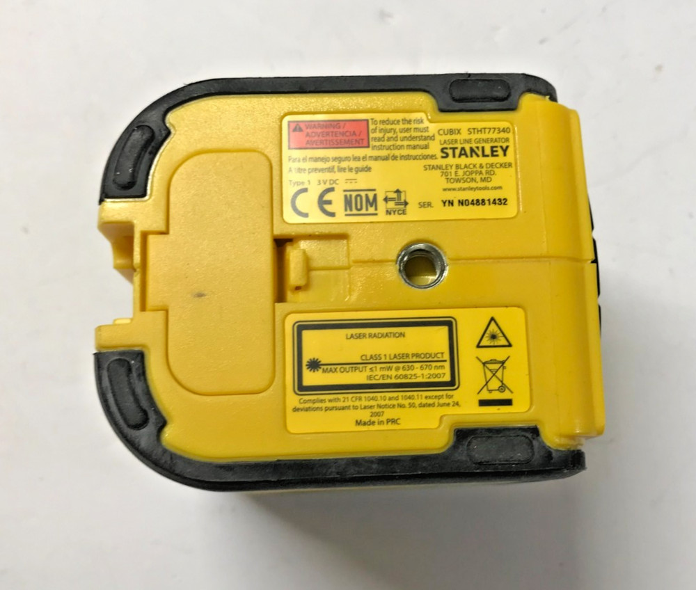Stanley Cubix Cross Line Laser Level (Laser Only)