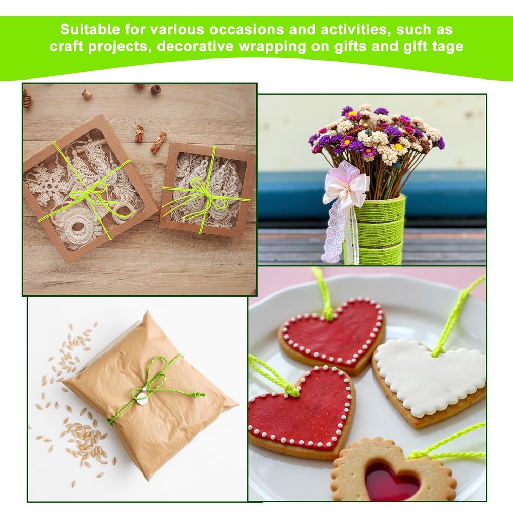 6 Pack Mason Line String, #18 540 Feet 8 Braided Construction Nylon String Li...