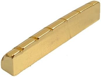 SAPHUE 6-String Acoustic Guitar 1 Set Nut and Saddle, brass