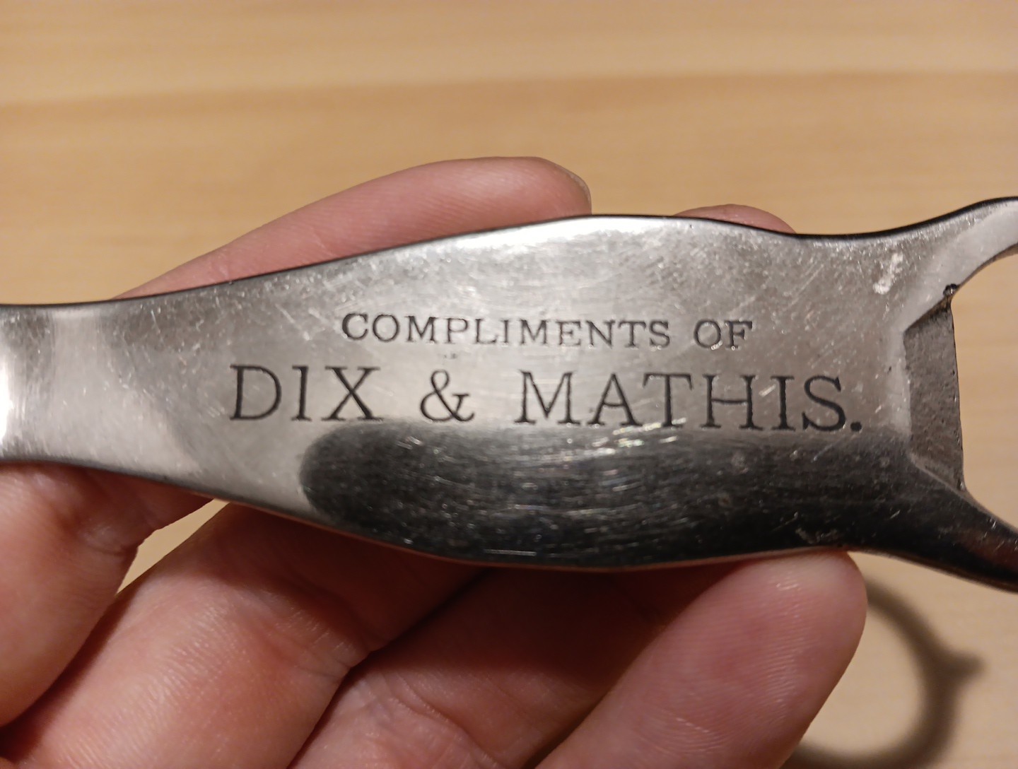 Virginia Harned Havana Cigars Dix & Mathis Cigar Box & Bottle Opener Tool