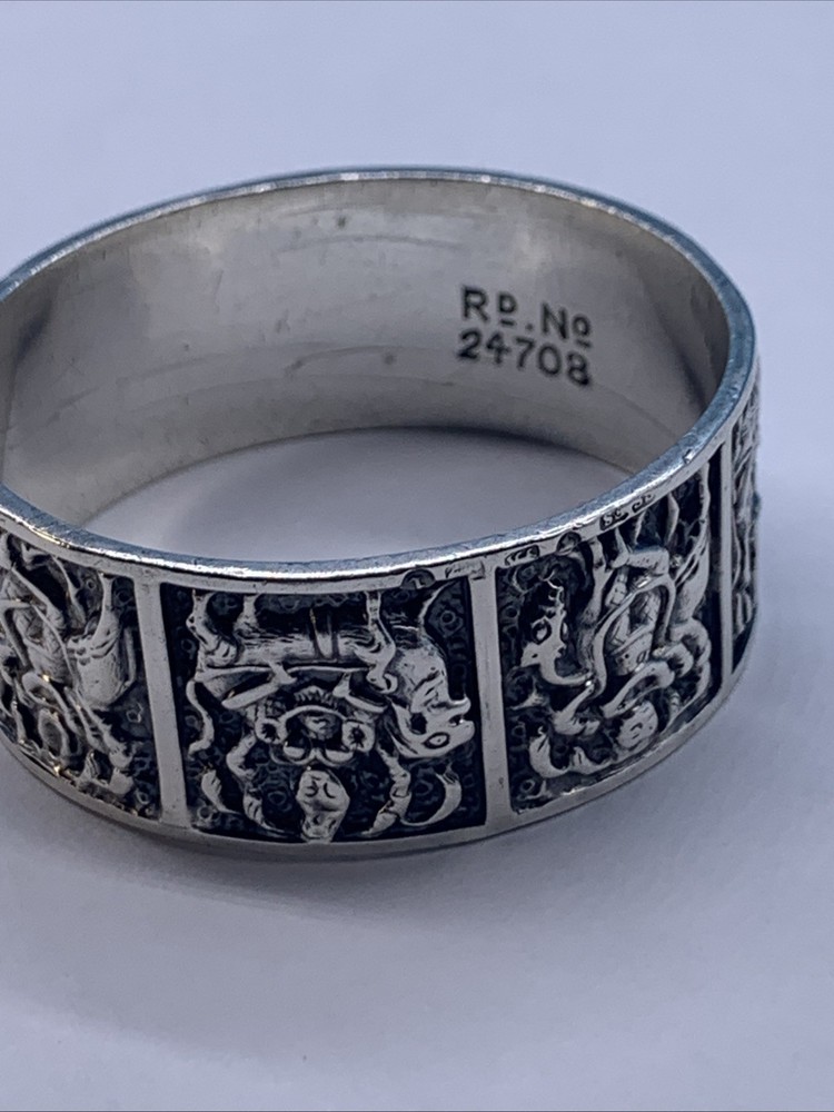 Vintage Indian Silver Napkin Ring