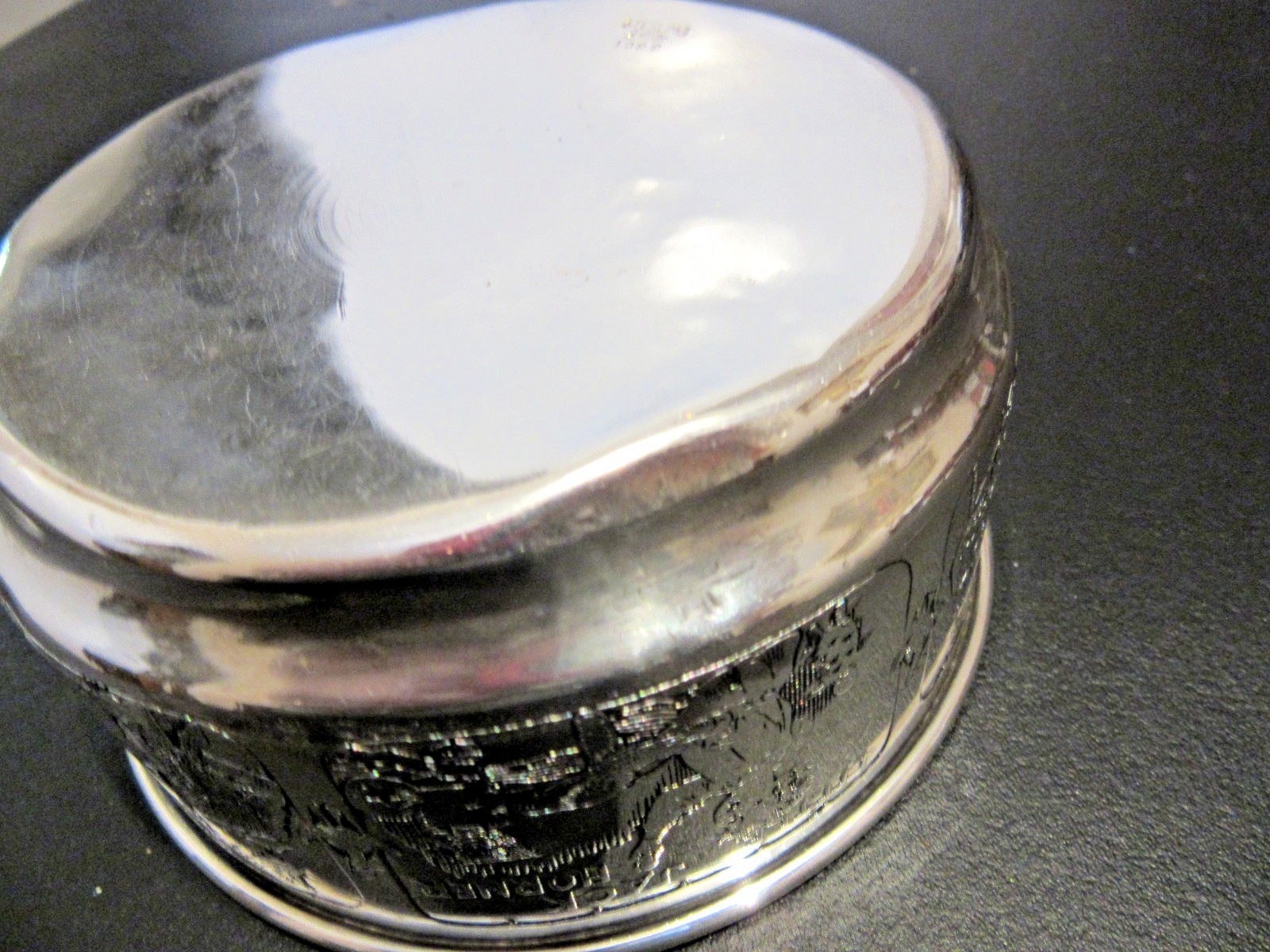 Kerr Sterling 1399 Baby Child Bowl With Engraved Stories Nursery Themes 5.1 Oz