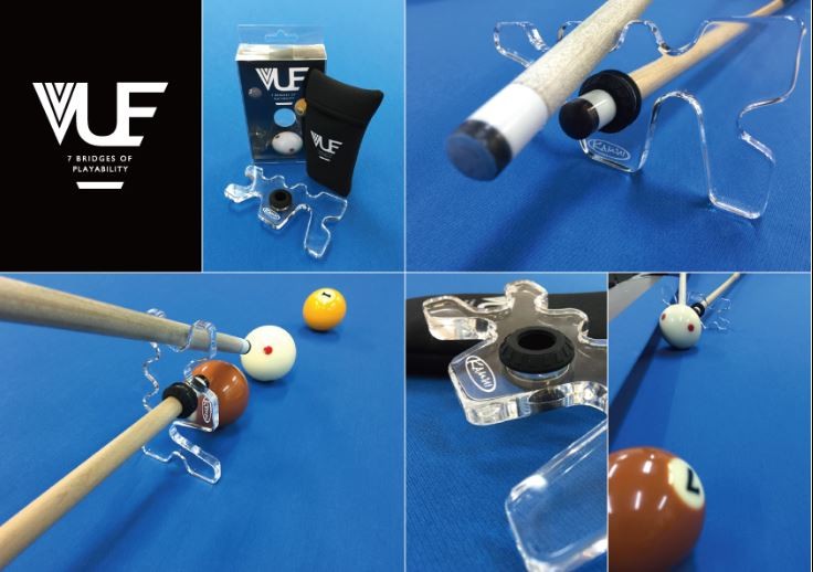 Kamui Bridge Head Vue Billiards Attachment Bridge Transparent