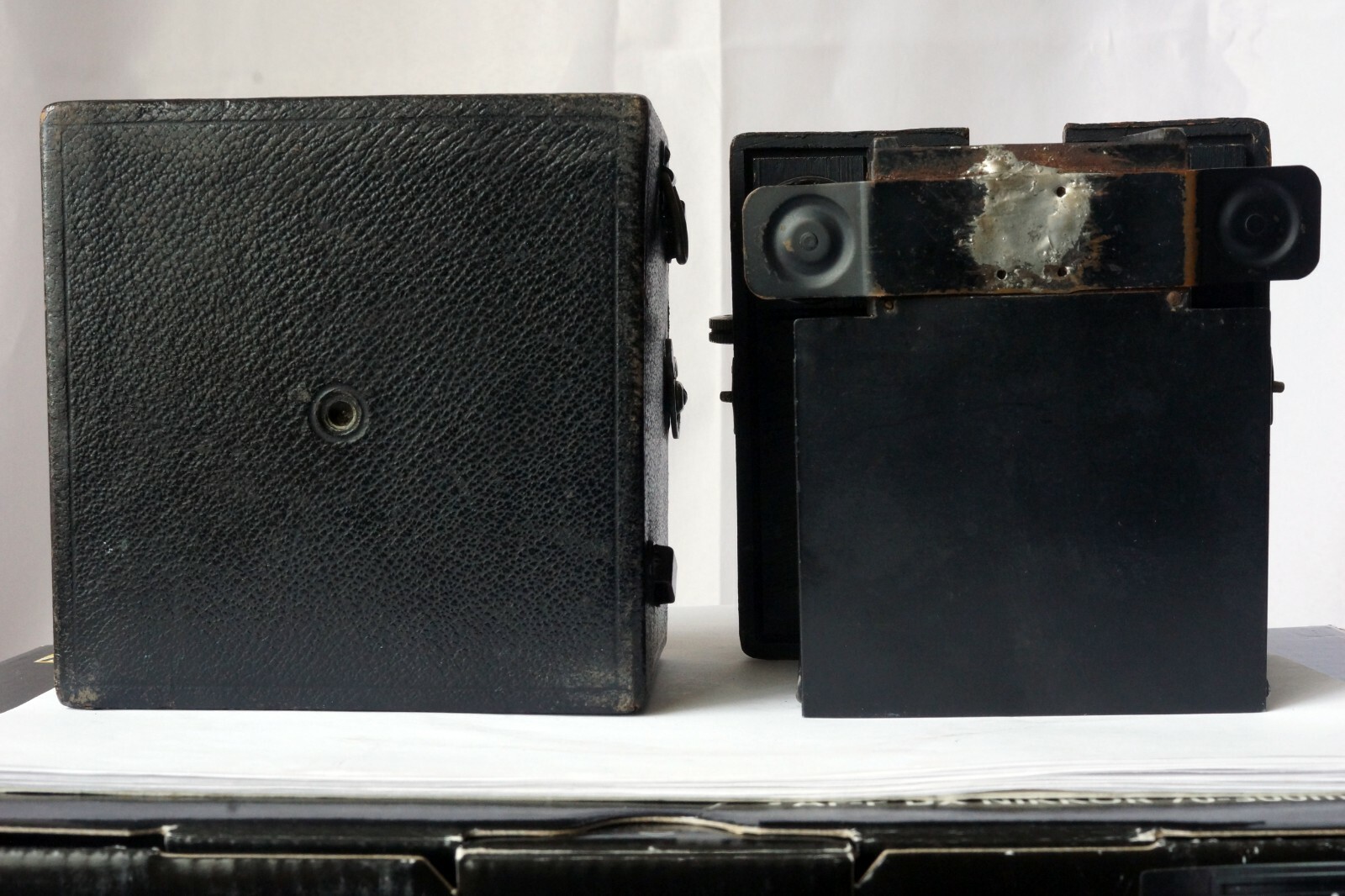 1920s Houghton Ensign 120 Roll Film Reflex Box Folding 6x9 Camera Work Well Rare