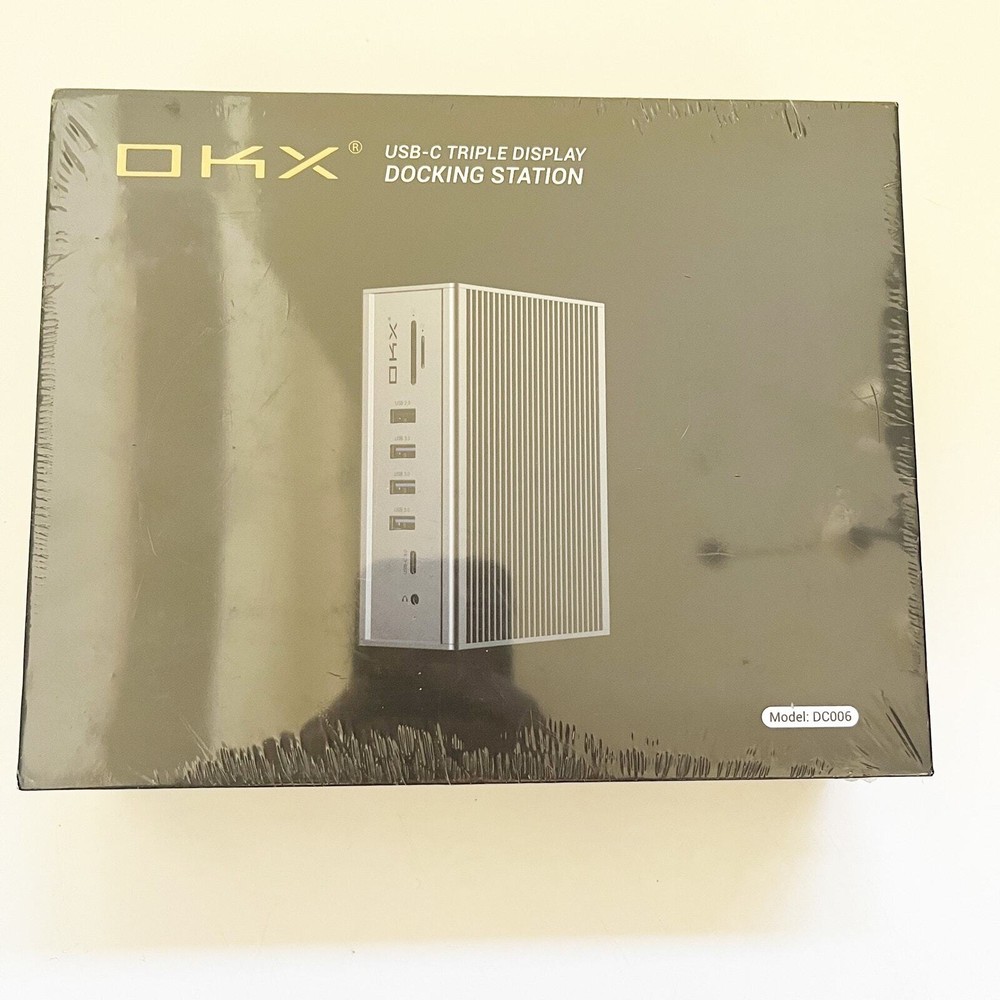 OKX USB-C TRIPLE DISPLAY DOCKING STATION Model--DC006