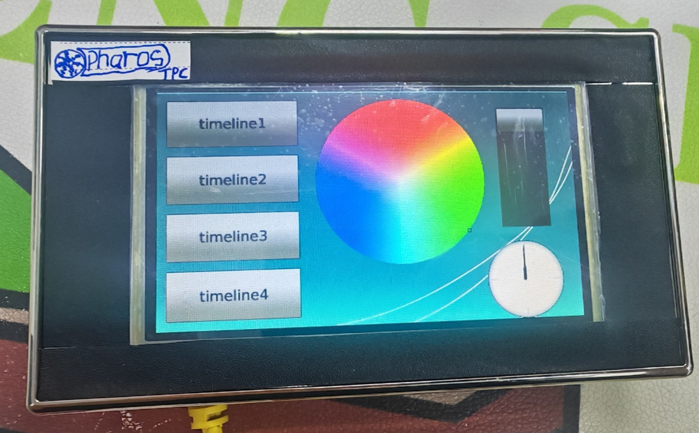 Pharos control  TPC - Designer 4.3”  POE Touch Panel light Controller 512 eDMX