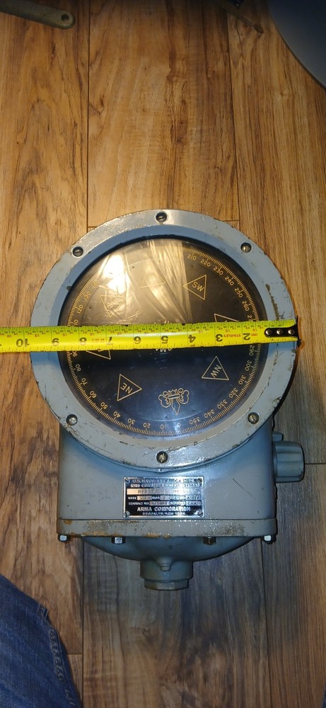 Vintage Navy Compass ARMA Repeater Compass Mark 8 Mod 2