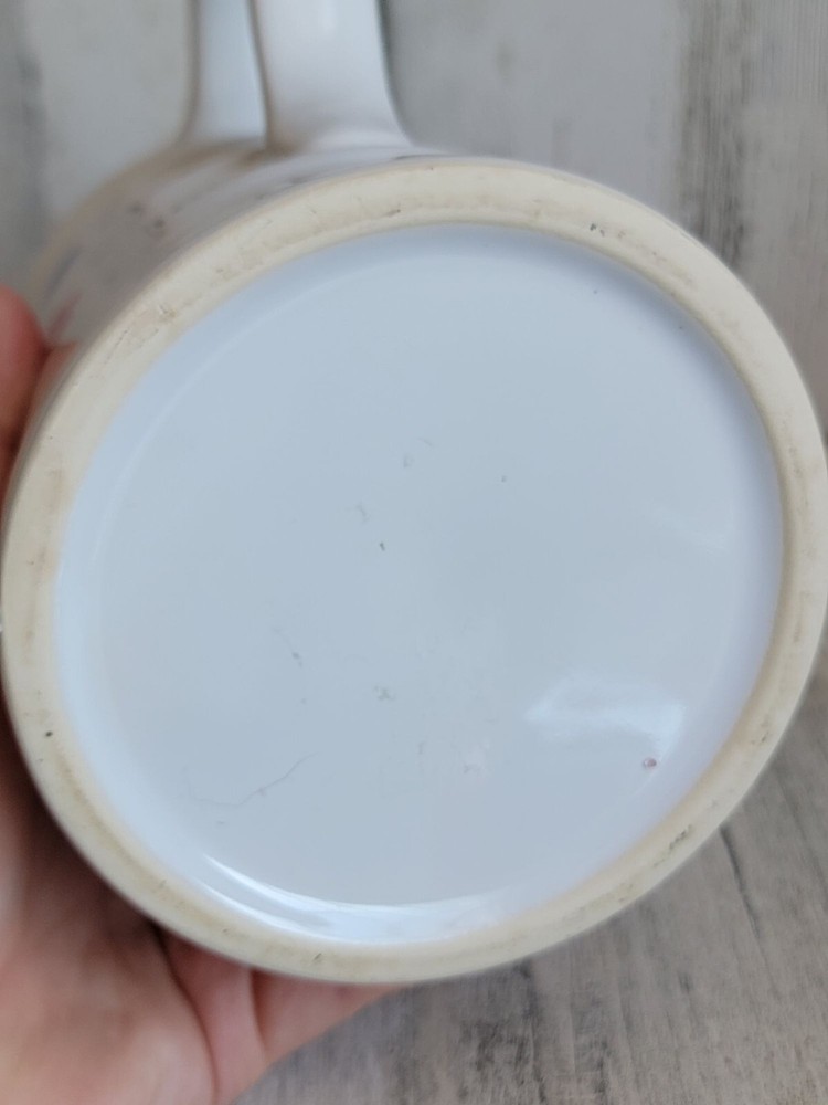 Tulips measuring cup ceramic large vintage flower home devor