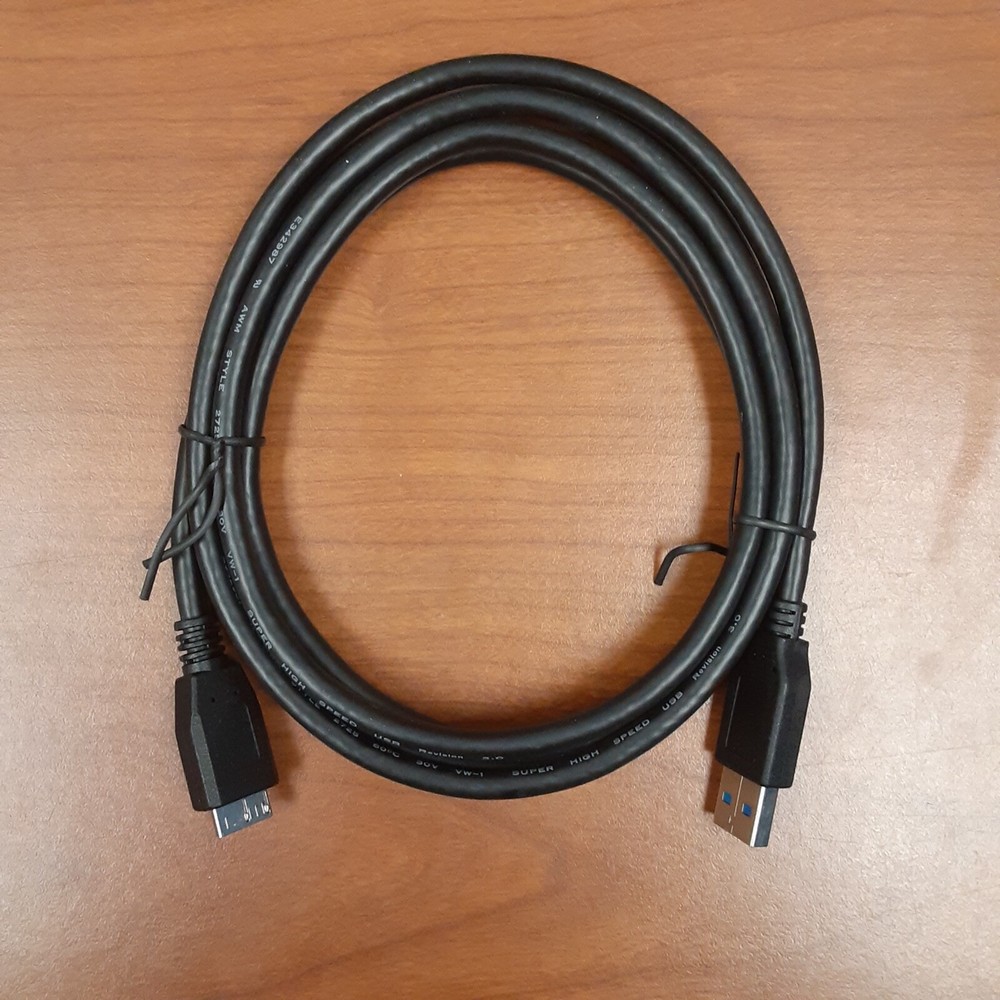 USB Cable, 3.0 Plug A-Micro B, 6' Long