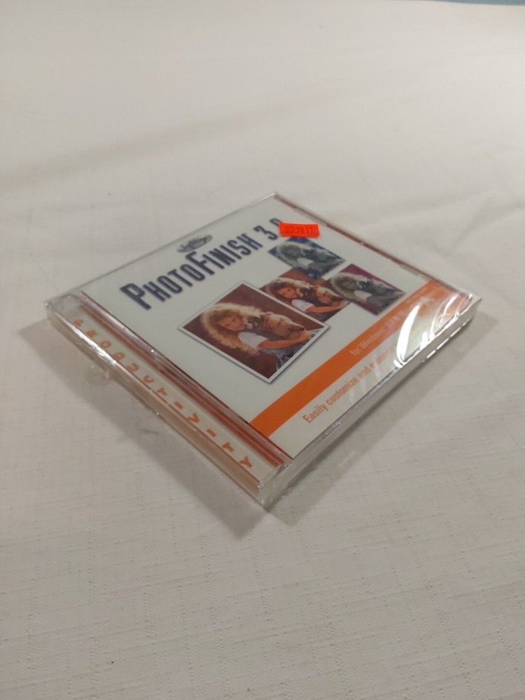 The Learning Company PhotoFinish 3.0 Computer PC Disc Program 1998