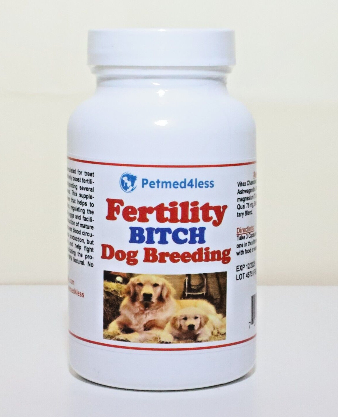 DOG BREEDING FERTILITY - REPRODUCTION IN DOGS  100% HERBAL FORMULA - Made in USA