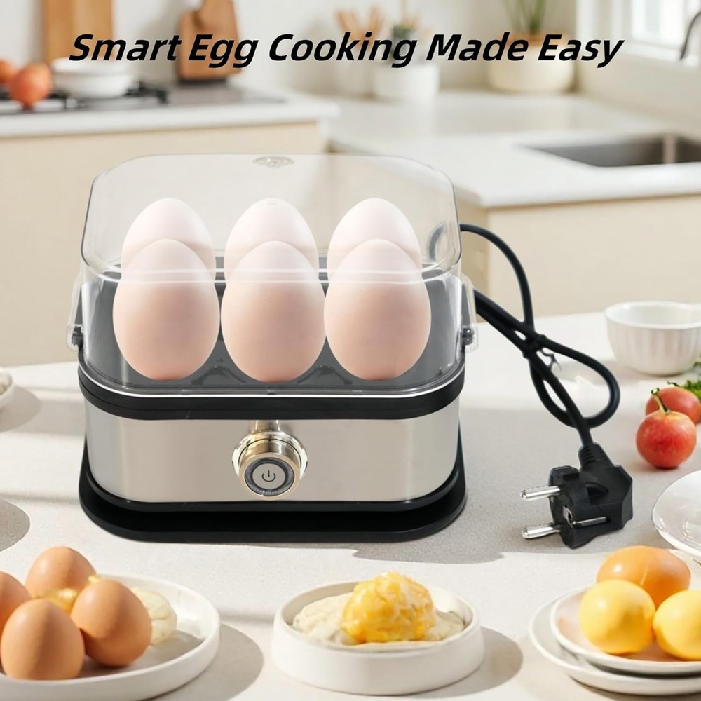 Smart Egg Cooker with Auto Shut,Multi-function Rapid Eggs Cooker Electric Cooker