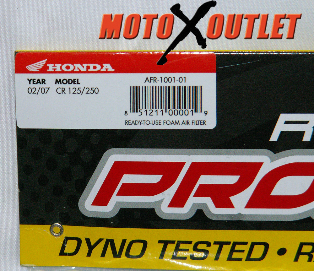 Honda CR 125 250 Air Filter Maxima Pro 2002-2007 CR125 CR250