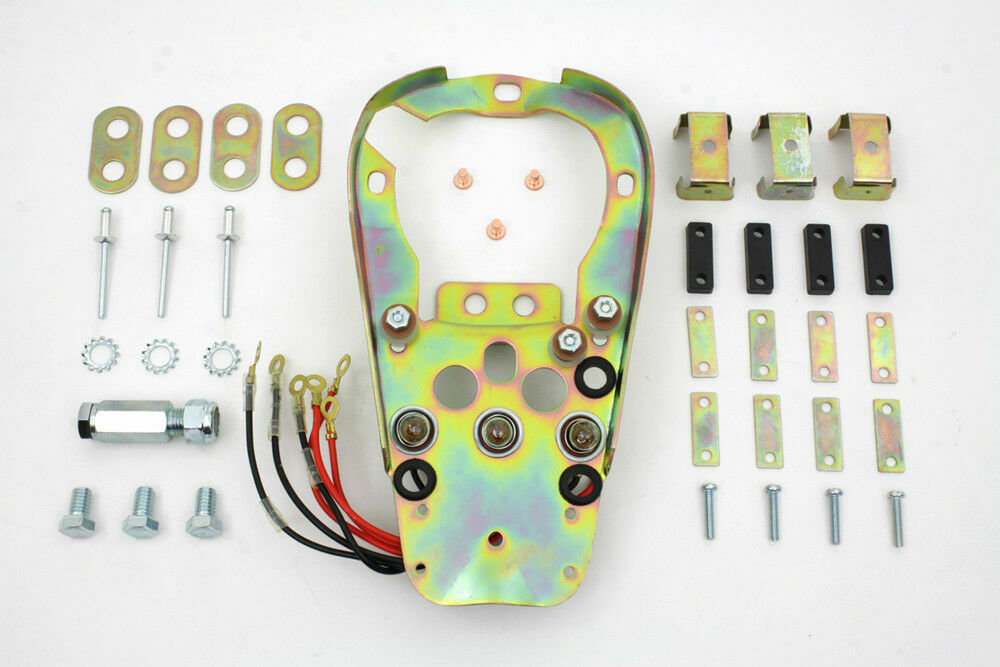 Three Light Dash Base for Harley Davidson by V-Twin