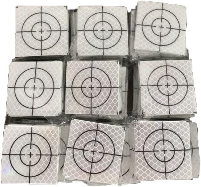 Durable Reflective Target Sheets for Construction & Surveying – 10 Sheets Pack