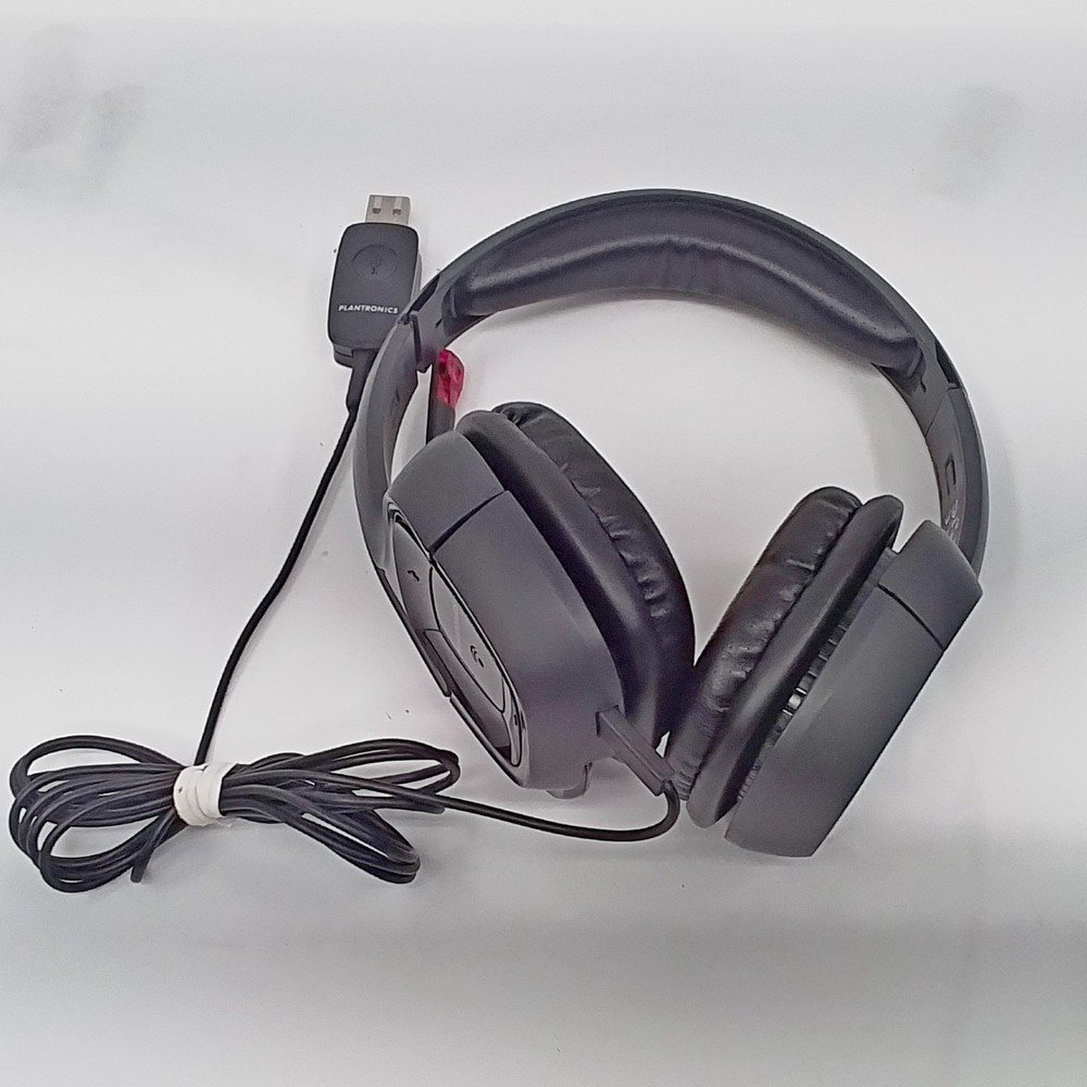 Plantronics .Audio 655 USB Stereo Headset with Mic – Tested Working