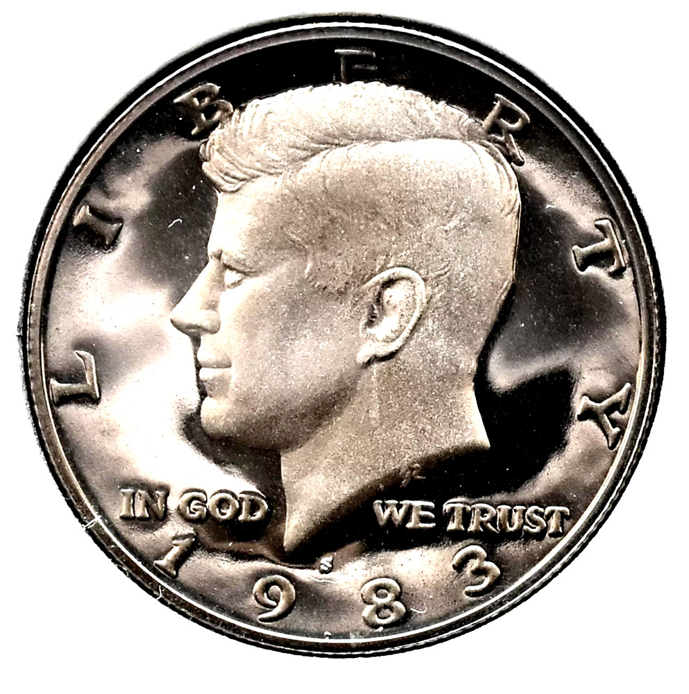 1983 S kENNEDY HALF GEM DCAM PROOF from PROOF Set