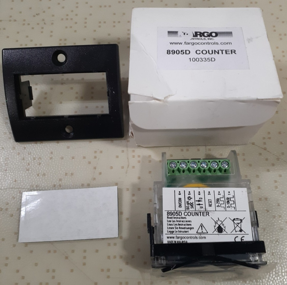 Fargo 8905D, Electronic LCD counter