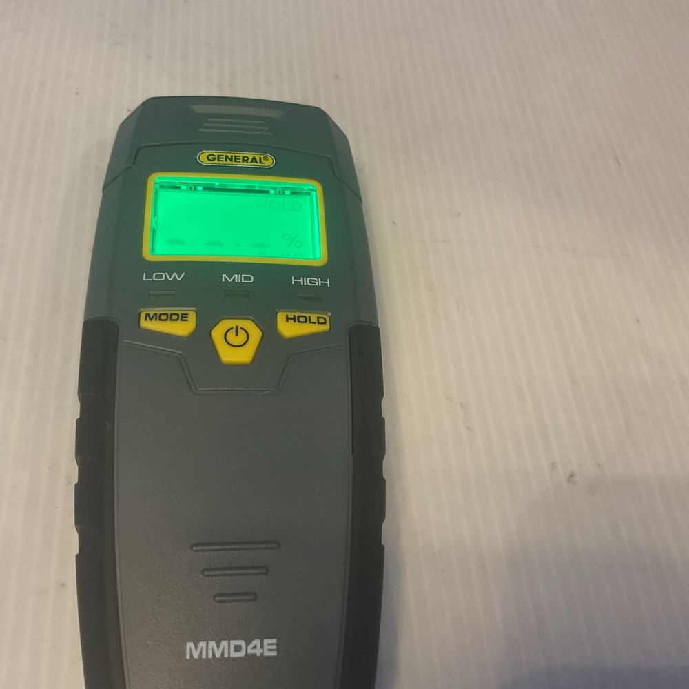 General Tools MMD4E Pin Type Digital Moisture Meter Wood Drywall
