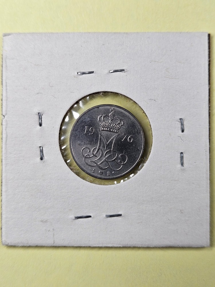 COINS - DENMARK - 10 ORE 1976