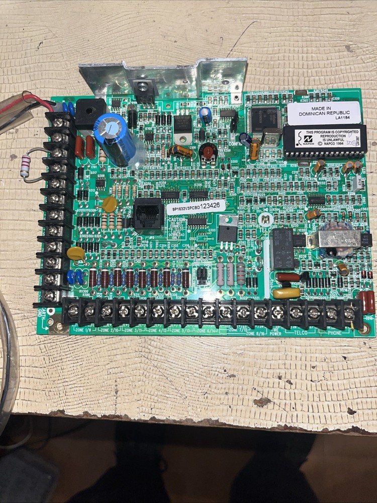 Napco 1632 Circuit Board