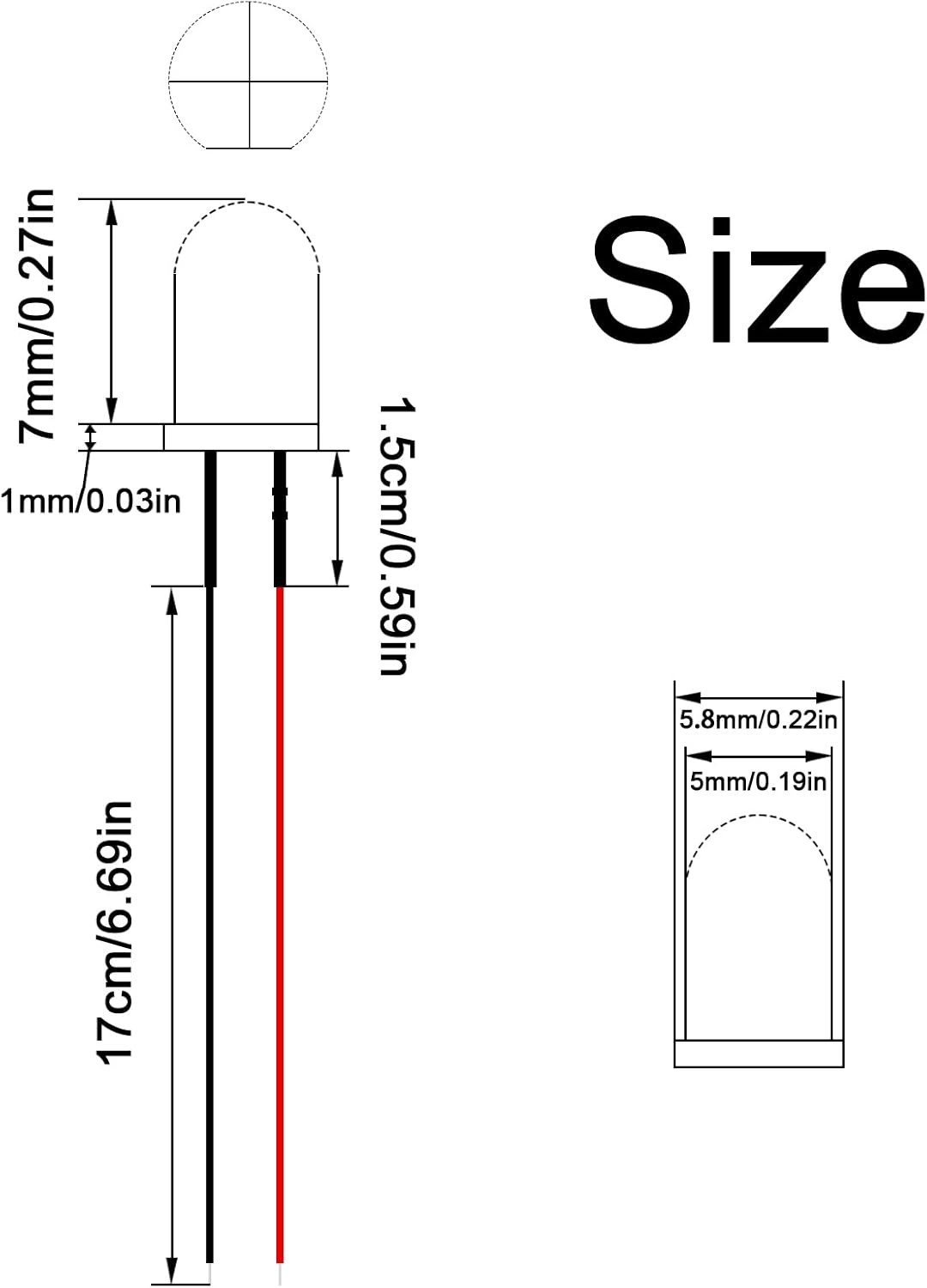 120pcs 12v Led Diode Lights 5mm,Pre Wired Led Light Emitting Diodes Kit White...