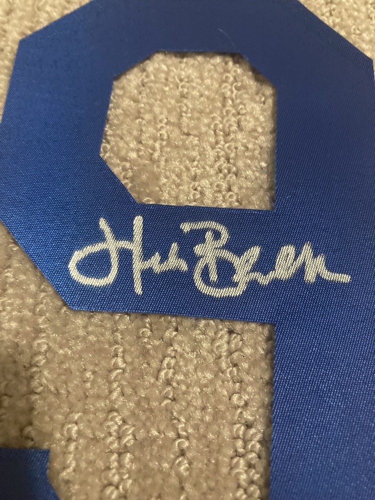 Hank Blalock Autographed Number 9 - Not Certified***