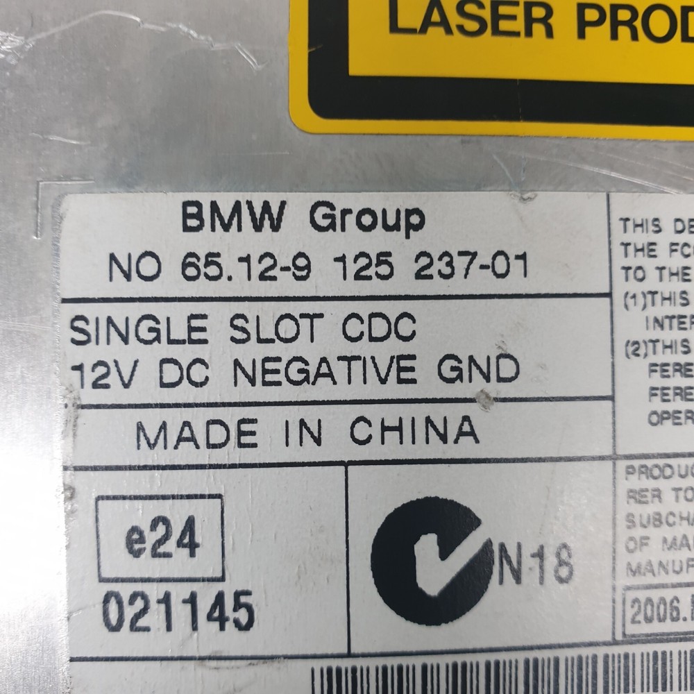 BMW X5 E70 X6 E71 E72 Z4 E89 CD CHANGER SINGLE SLOT CDC PLAYER RECEIVER 9133085