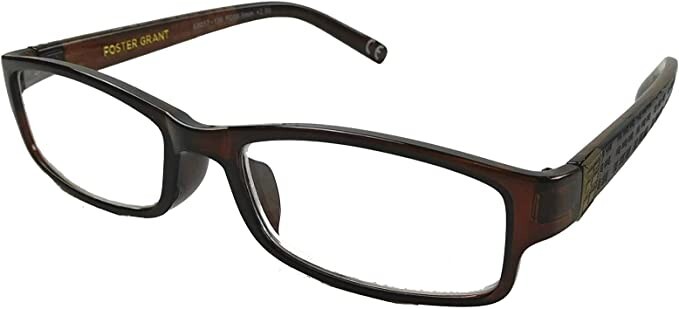 Foster Grant Derick Reading Glasses - Brown/Gold