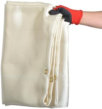 Welding Blanket Fire Retardant Safety Shield Grommets