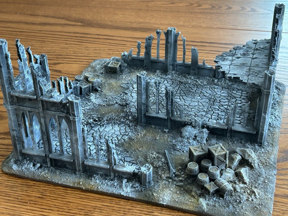 Tabletop Gaming Terrain Painted, Ready to Use