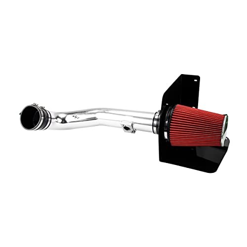 Air Intake Kit, Cold Air Intake System Kits + Filter Aluminum Compatible with