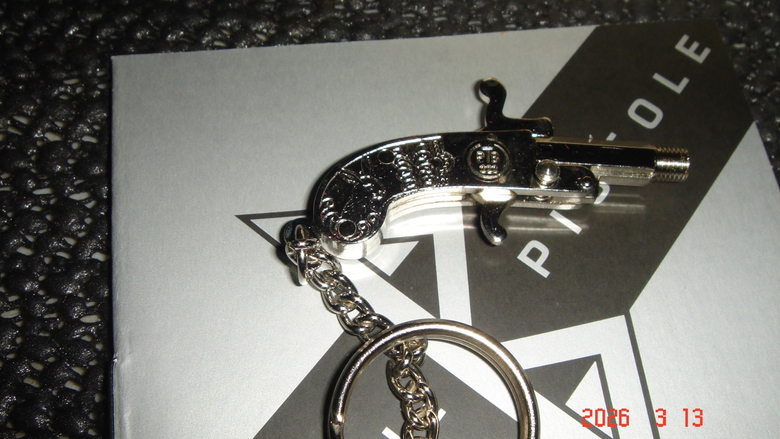 Flame Flare Fob Miniature Pin Fire Pistol .