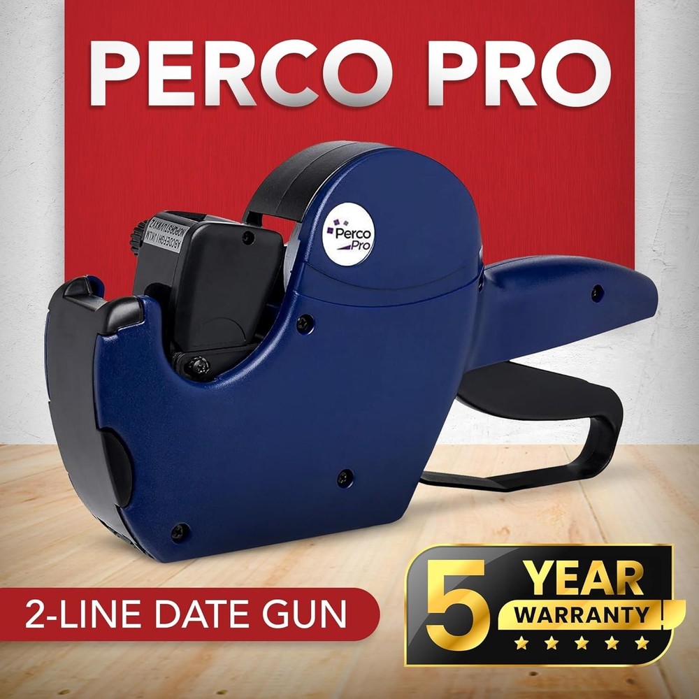 Versatile 2 Line Label Gun Kit with Adhesive Labels: Quick & Easy Setup
