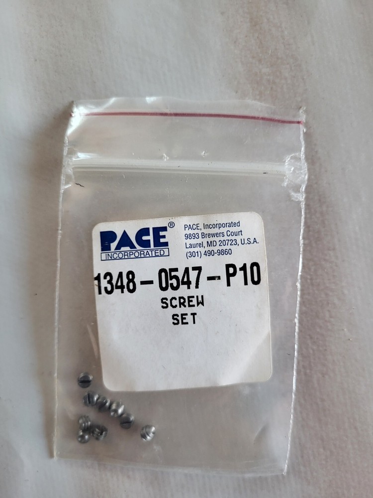 Pace 1348-0547-P10 Screw set