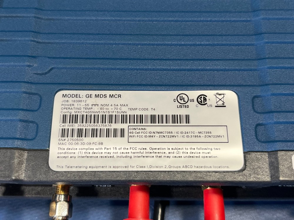 GE MDS ORBIT MCR MULTI SERVICE CONNECT ROUTER