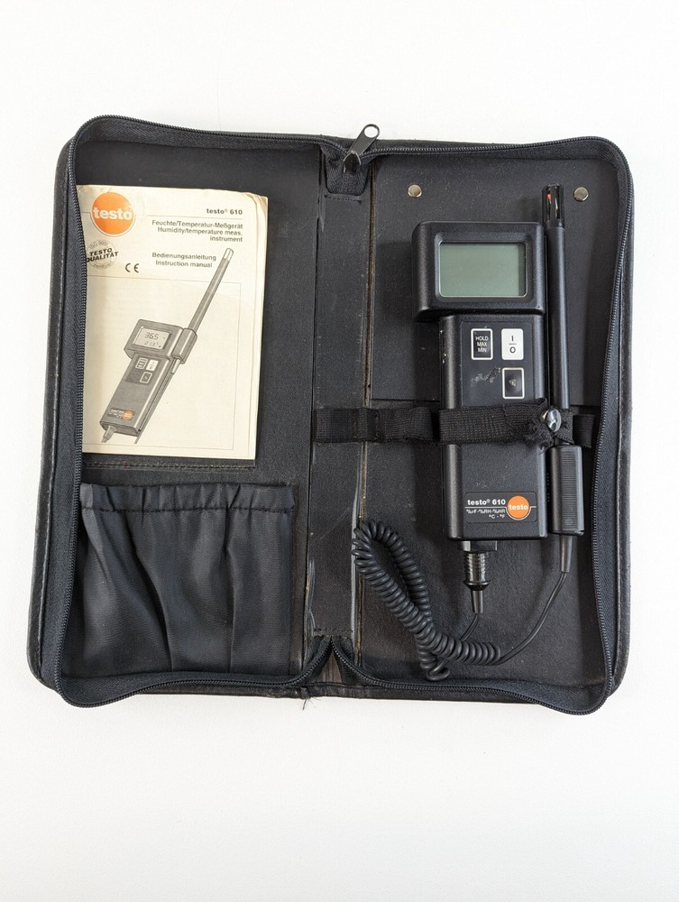 Testo 610 Digital Hygrometer Pocket Humidity Temperature Meter Tested