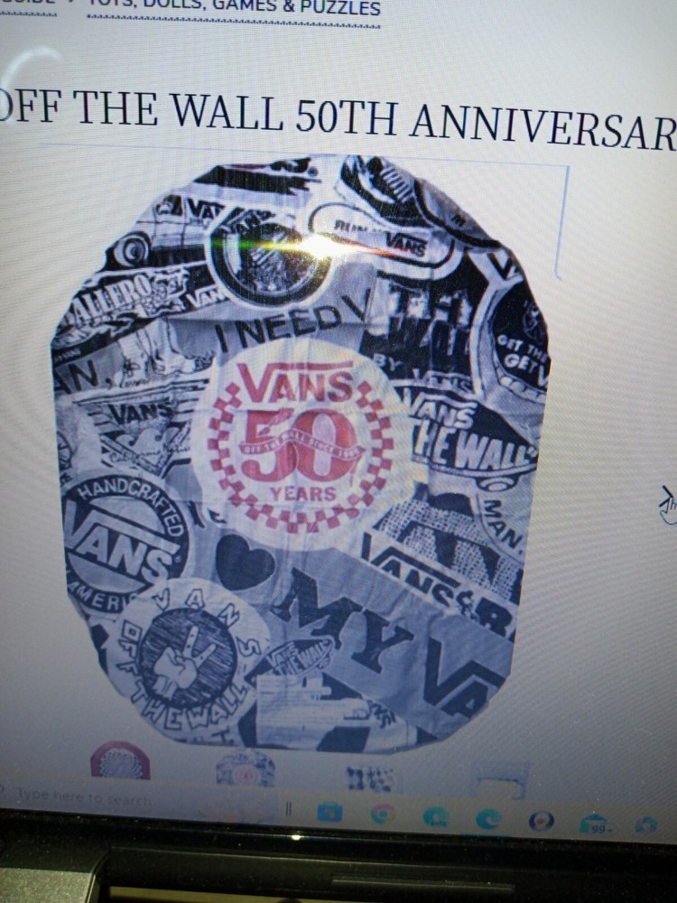 VANS-OFF THE WALL- 50TH ANNIVERSARY - POOL FLOAT - NEW- 58"