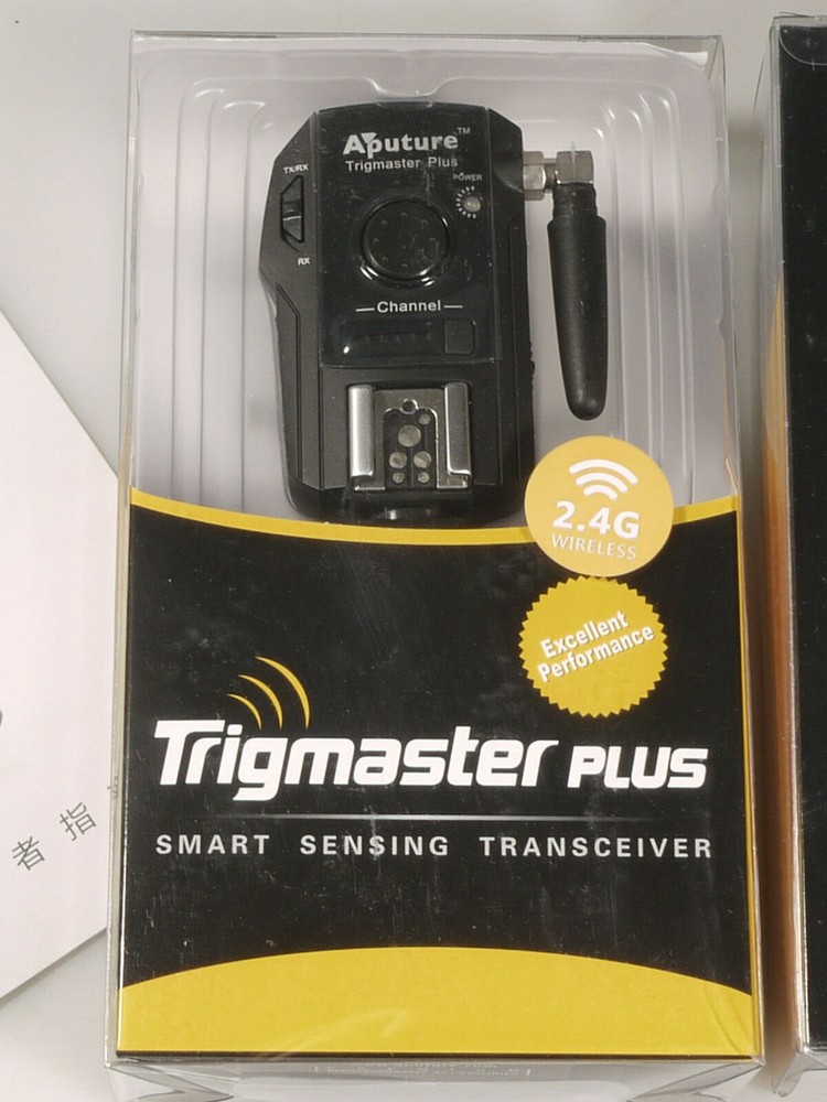 PRL) APUTURE TRIGMASTER PLUS TRANSCEIVER TX/RX NIKON CAMERA FLASH WIRELESS 2.4G