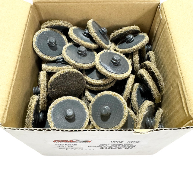 CGW 1-1/2" Roloc Surface Conditioning Discs Coarse Brown 100 Pack