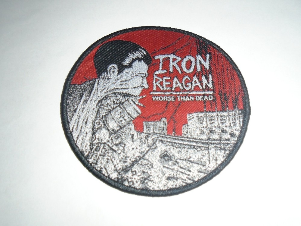 IRON REAGAN WORSE THAN DEAD WOVEN PATCH