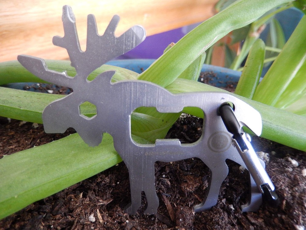 UST Stainless Steel Tool A Long Multi-Tool, Standing Moose