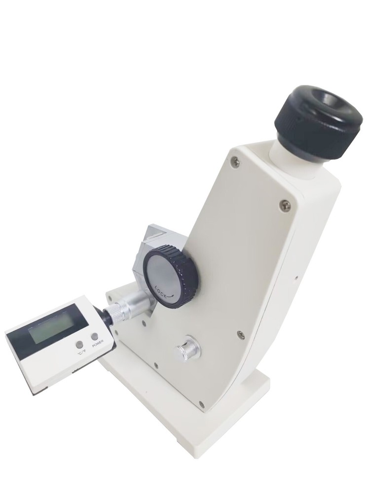 Monocular Refractometer Lab ABBE Refractometer with 1.3000-1.7000nD ±0.0002nD