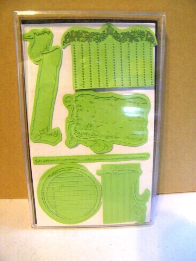 Inque Boutique Narrative Elements #50394 Rubber Stamps