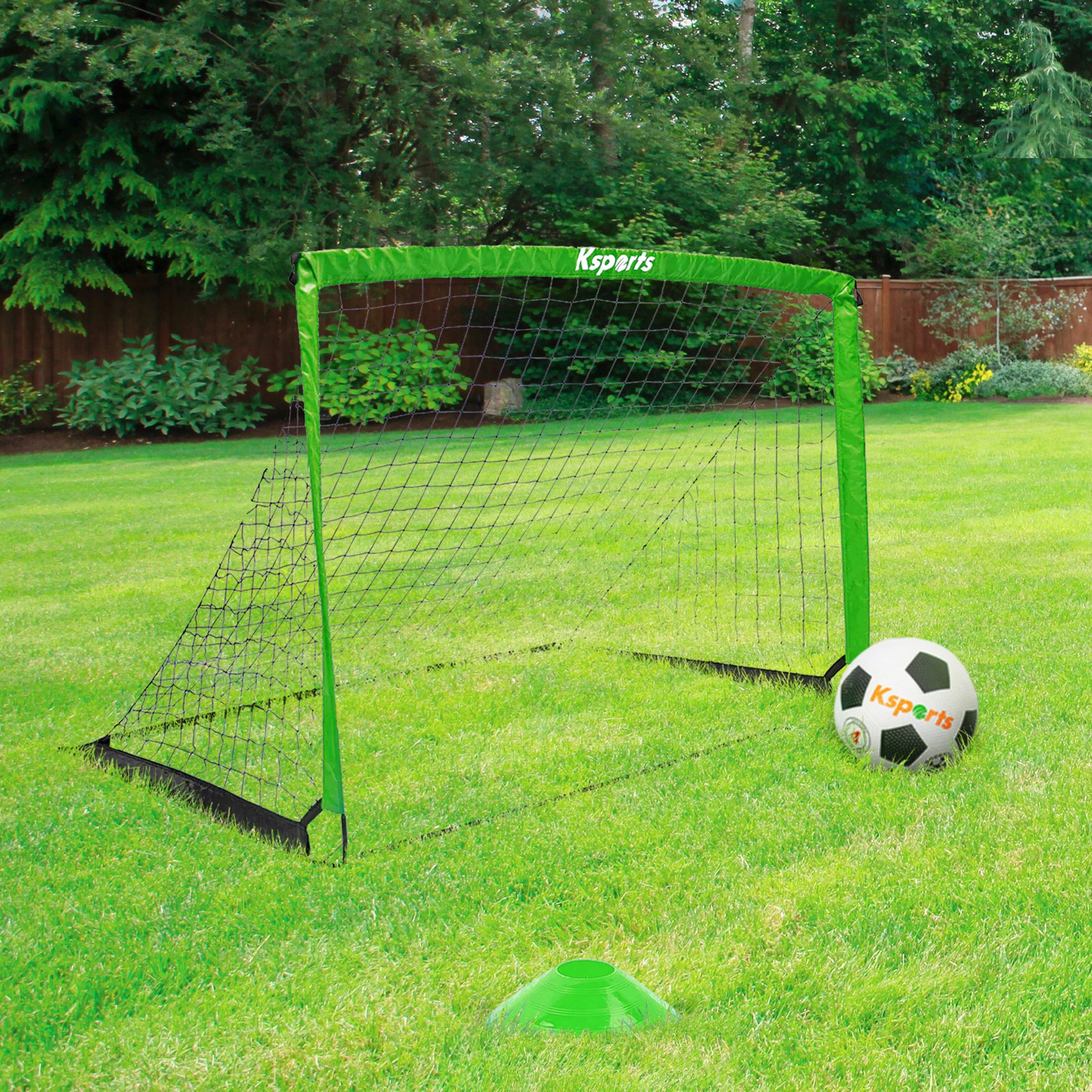 Ksports Squad Outdoor Portable Soccer Goal Set Kids Training Equipment, 4 x 3'