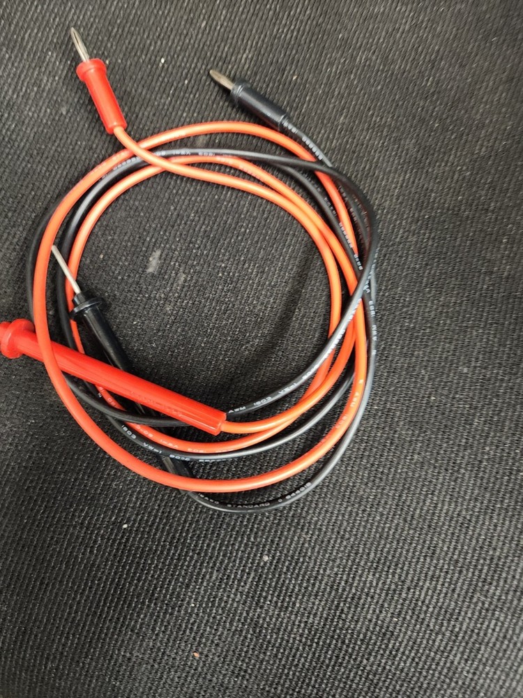 2 Pomona Banana Plug Patch Cord with one end a probe