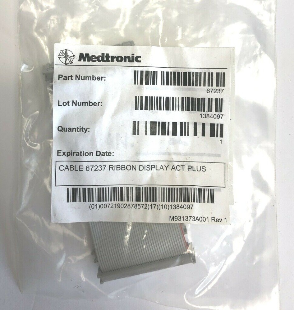 Medtronic 67237 Ribbon Display Cable ACT Plus