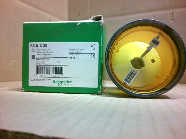 Schneider XVB-C38 Yellow Stack Light Unit - New in Box